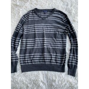 GAP Gray Striped Men's Sweater